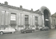 Bâtiments occupés par la société Beaudeux rue de la Gare, ancienne usine textile Mahieu