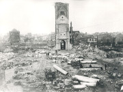 Chantier de déblaiement de l'église Saint-Vaast