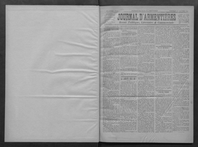 Le Journal d'Armentières.