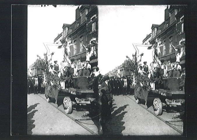 Cortège et char folklorique