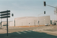 Vue extérieure de la salle omnisports Jean Rostand