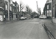 Rue Jules Lebleu en travaux à l'angle de la rue d'Erquinghem