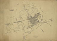 Plan d'Armentières et de ses environs avant la Première Guerre mondiale.