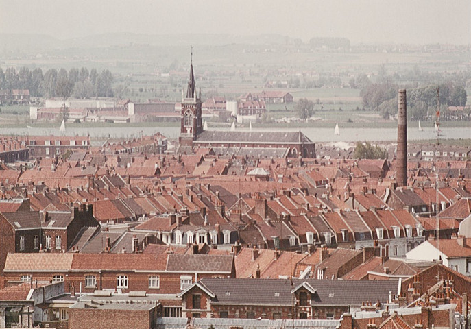 Vue aérienne du quartier des Prés du Hem