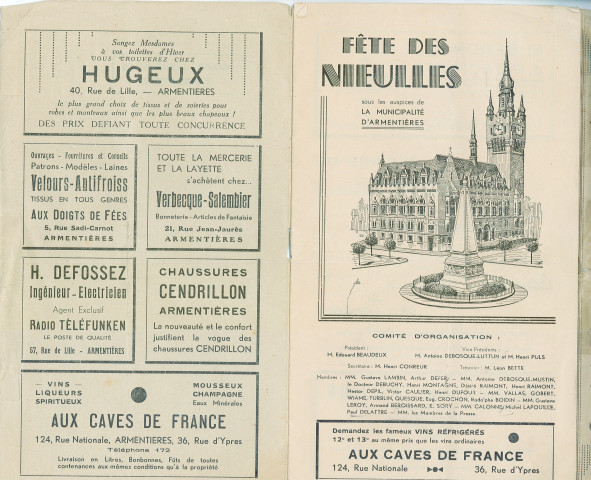 Fête des Nieulles : programme.