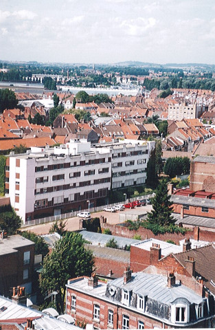 Vue aérienne de la maison de cure V120