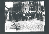 Fanfare devant l'église Notre-Dame du Sacré-Coeur