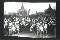 Concours du plus beau bébé à la Goutte de Lait / fondation Mahieu pour la visite officielle du ministre André Breton