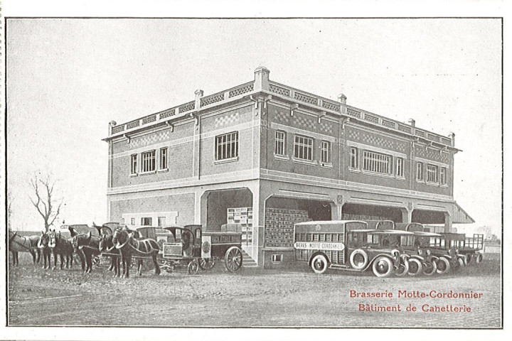 Bâtiment de Canetterie de la brasserie malterie Motte-Cordonnier