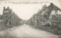 Rue des Jésuites en ruines