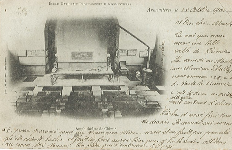 Amphithéâtre de chimie de l'École Nationale Supérieure