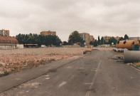 Travaux de démolition du supermarché Champion