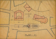 Plan d'alignement, d'aménagement, d'extension et de nivellement. - Proposition, expropriation, destruction d'immeuble : avant projet, rapport descriptif, 4 plans de Louis-Marie Cordonnier, étude statistique sur la population ouvrière et la situation industrielle, délibération, état parcellaire, avis d'expropriation, correspondance ; Dommages de guerre : demande d'avance, délibération, état des acomptes reçus, justification des dépenses de réemploi.