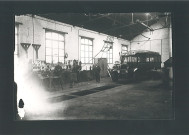 Atelier de réparation d'autobus (autobus Armentières-Comines-Halluin)