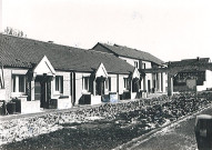 Chantier de construction de maisons locatives rue des Pâquerettes