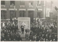 Inauguration de la stèle en hommage au résistant Ernest Deceuninck