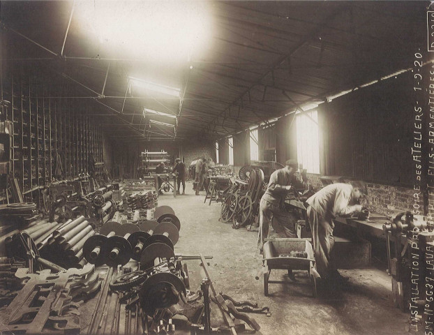 Usine Laval-Charlet et Fils, atelier provisoire