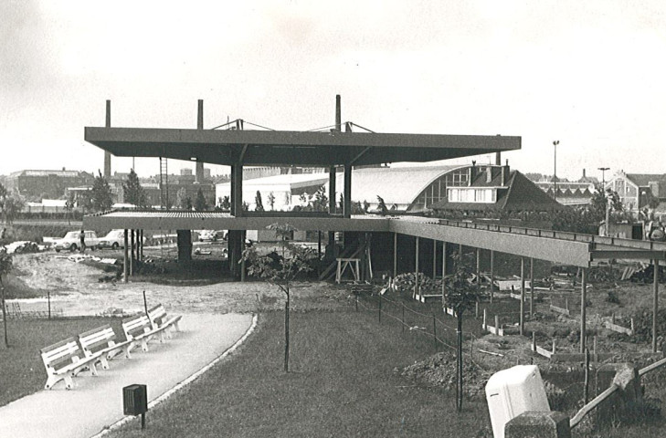 Construction du home de détente au complexe sportif Léo Lagrange