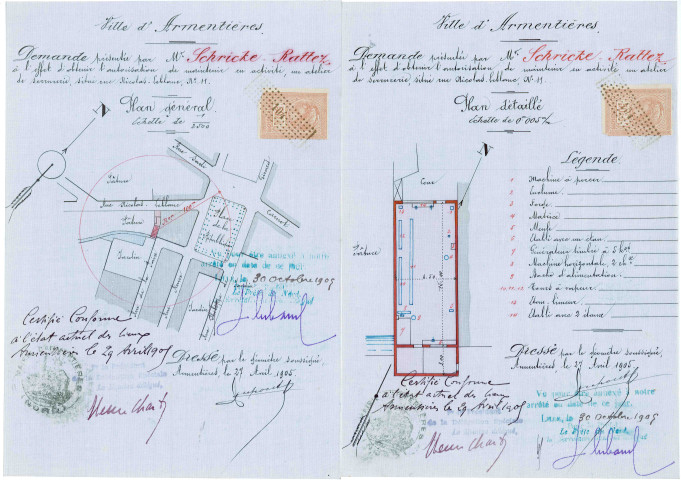 Entreprise Schricke-Rattez : dossier d'installation classée.