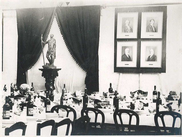 Salle de banquet à la brasserie Motte-Cordonnier