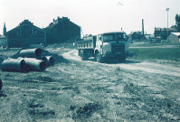 Travaux de comblement de la Lys quai de Beauvais