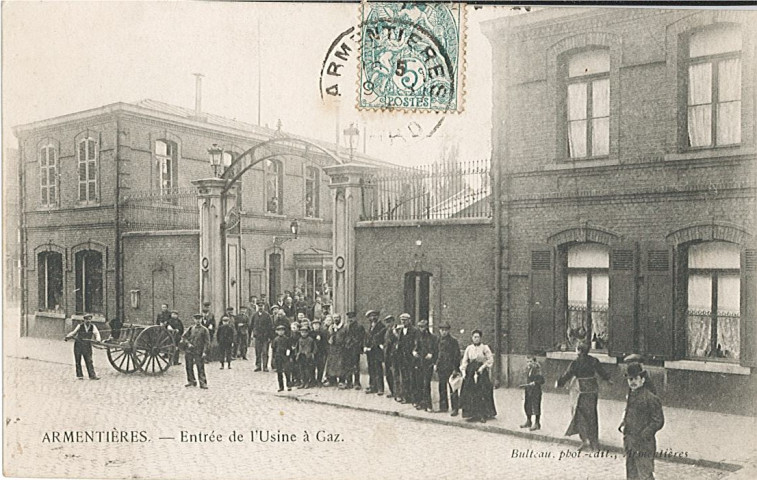 Entrée de l'usine à gaz