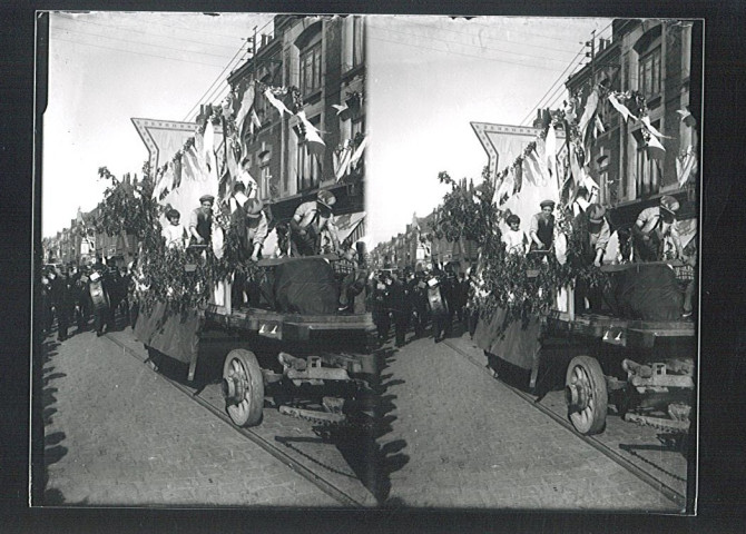 Cortège festif rue de Lille