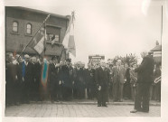 Cérémonie de remise de drapeau à la section d'Armentières des anciens cheminots combattants