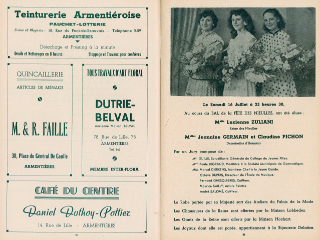 Fête des Nieulles : programme.