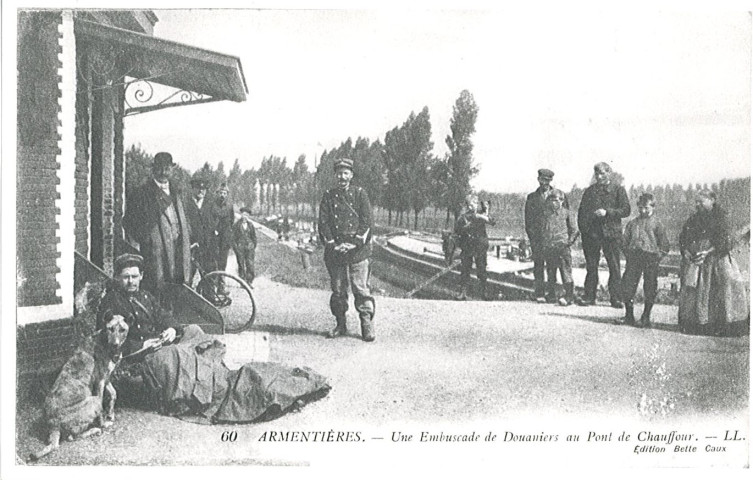 Embuscade de douaniers au pont de Chauffour