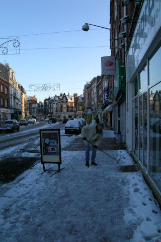 Rue de Lille sous la neige