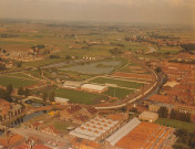 Comblement de la Lys, vue sur le complexe sportif et les Prés d'Houplines