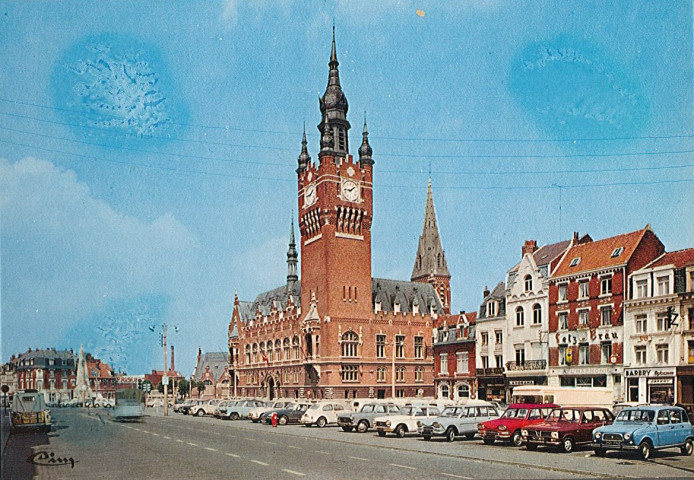 Hôtel de ville et place du Général de Gaulle