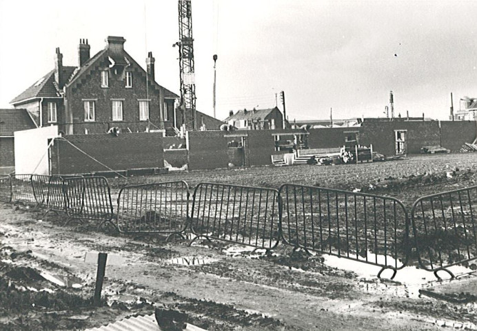 Salle omnisports n°3 en construction au complexe sportif Léo Lagrange