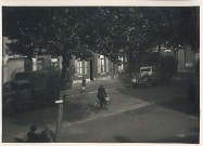 Passage d'un camion allemand rue du faubourg de Dunkerque