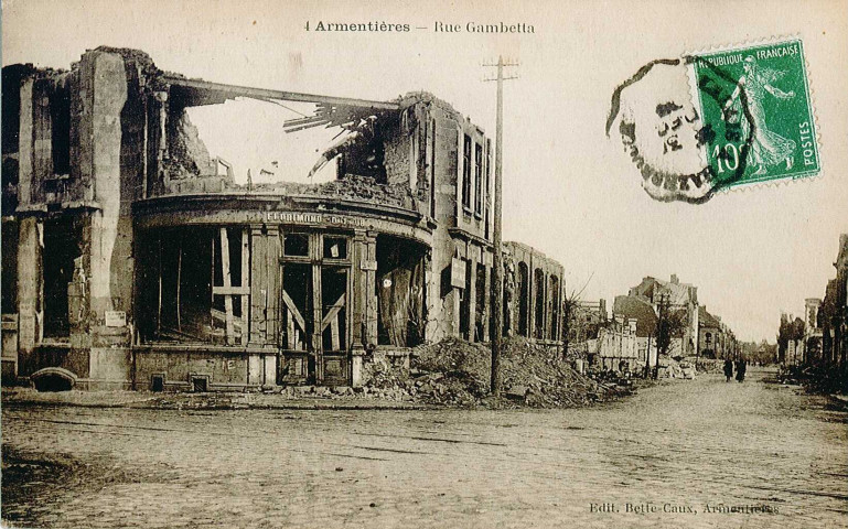 Pharmacie Florimond Dufour en ruines