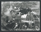 Vue aérienne de la place du Marché aux toiles