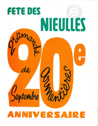 Fête des Nieulles : programme.