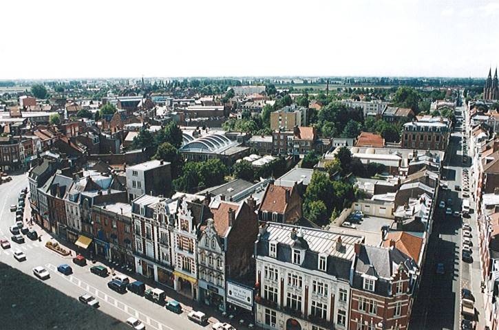 Vue aérienne de la rue Sadi Carnot et de la rue de Lille