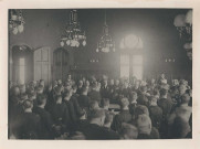 Réception de musiciens à l'hôtel de ville
