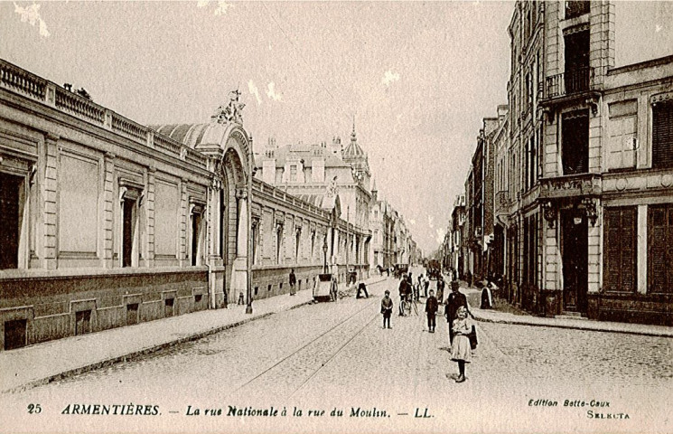 Rue Nationale et rue du Moulin