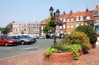 Aménagement floral à l'occasion de « La ville en fleurs »