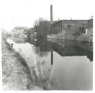 Lys passant derrière les usines route d'Houplines à Armentières et rue Victor Hugo à Houplines [usine Colombier]