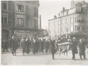 Cortège en hommage à Albert 1er roi de Belgique