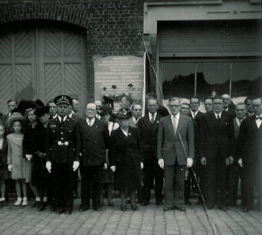 Inauguration de la plaque en hommage aux déportés de la Seconde Guerre mondiale