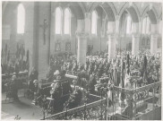 Messe à l'église Saint-Vaast en hommage à Albert 1er roi de Belgique