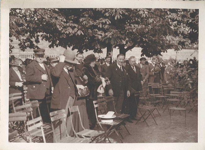 Spectateurs lors du concert de la musique de la garde républicaine