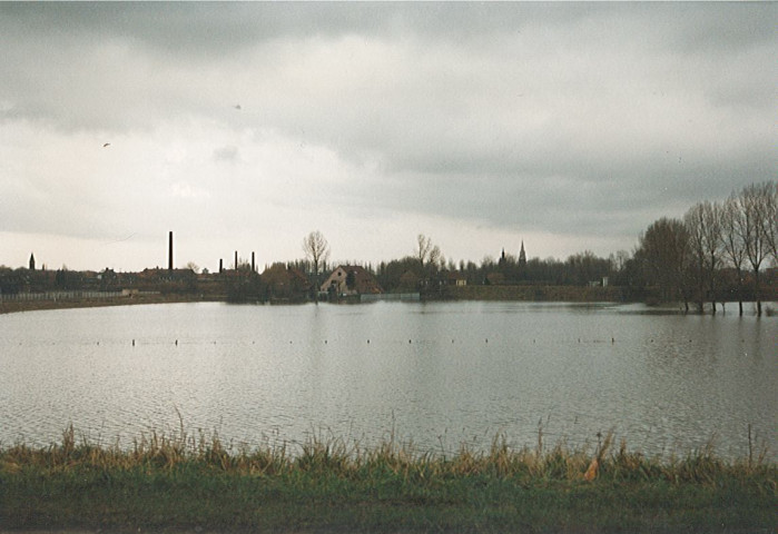 Inondations entre Houplines et Armentières