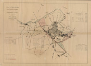 Plan du projet de rectification de territoire par voie d'échange avec les communes d'Erquinghem de la Chapelle d'Armentières et d'Houplines.