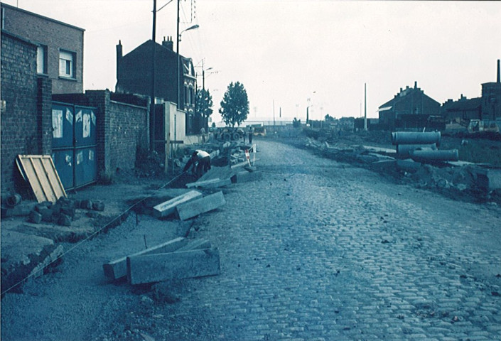 Travaux de comblement de la Lys et de voirie quai de Beauvais